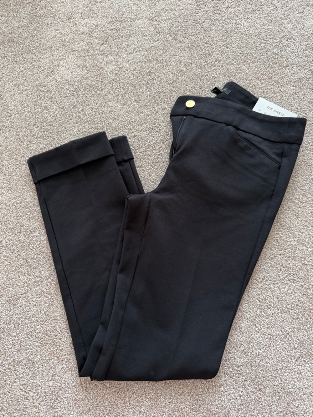 Ann Taylor Factory Black Ankle Trousers